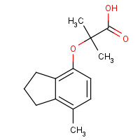 175136-07-9 2-METHYL-2-[(7-METHYL-2,3-DIHYDRO-1H-INDEN-4-YL)OXY]PROPANOIC ACID chemical structure