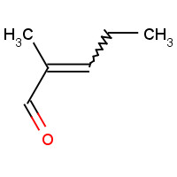 623-36-9 2-Methyl-2-pentenal chemical structure