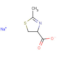 15058-19-2 2-METHYL-2-THIAZOLINE-4-CARBOXYLIC ACID SODIUM SALT chemical structure