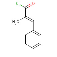 35086-87-4 (E)-2-METHYL-3-PHENYL-ACRYLOYL CHLORIDE chemical structure
