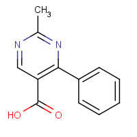127958-10-5 2-METHYL-4-PHENYL-5-PYRIMIDINECARBOXYLIC ACID chemical structure