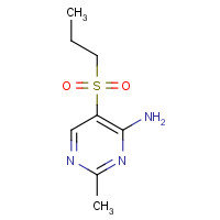 175202-09-2 2-METHYL-5-(PROPYLSULFONYL)PYRIMIDIN-4-AMINE chemical structure