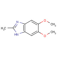 51437-32-2 2-METHYL-5,6-DIMETHOXYBENZIMIDAZOLE chemical structure