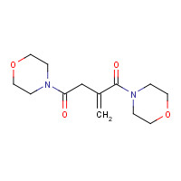 306937-26-8 2-METHYLIDENE-1,4-DIMORPHOLINOBUTANE-1,4-DIONE chemical structure