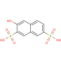 148-75-4 3-Hydroxynaphthalene-2,7-disulphonic acid chemical structure