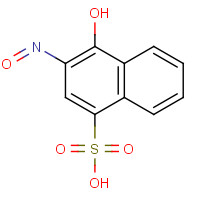 3682-32-4 2-NITROSO-1-NAPHTHOL-4-SULFONIC ACID chemical structure