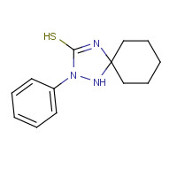 39263-81-5 2-PHENYL-1,2,4-TRIAZASPIRO[4.5]DEC-3-ENE-3-THIOL chemical structure