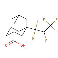 86301-98-6 3-(1,1,2,3,3,3-HEXAFLUOROPROPYL)ADAMANTANE-1-CARBOXYLIC ACID chemical structure