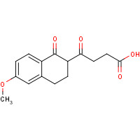 100976-74-7 3-(1,2,3,4-Tetrahydro-6-methoxy-1-oxo-2-naphthoyl)propionicacid chemical structure