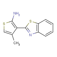 232941-00-3 3-(1,3-BENZOTHIAZOL-2-YL)-4-METHYLTHIOPHEN-2-AMINE chemical structure