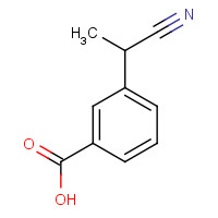 5537-71-3 m-(1-Cyanoethyl)benzoic acid chemical structure
