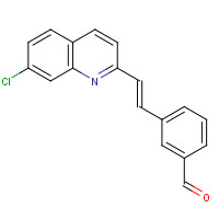 120578-03-2 3-(2-(7-CHLOROQUINOLINE-2-YL)-(E)-VINYL)BENZALDEHYDE chemical structure