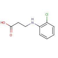 21617-10-7 3-(2-CHLOROANILINO)PROPANOIC ACID chemical structure