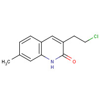 73863-55-5 3-(2-Chloroethyl)-7-methyl-2(1H)-quinolinone chemical structure