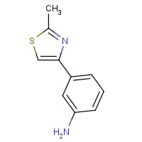 89250-34-0 3-(2-METHYL-1,3-THIAZOL-4-YL)ANILINE chemical structure