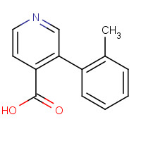290300-98-0 3-(2-Methylphenyl)-4-pyridinecarboxylicacid chemical structure