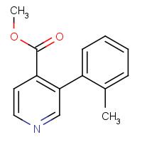 355008-55-8 3-(2-Methylphenyl)-4-pyridinecarboxylicacidmethylester chemical structure