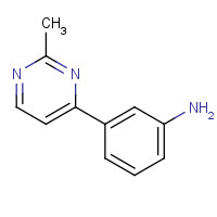 175201-90-8 4-(3-AMINOPHENYL)-2-METHYLPYRIMIDINE chemical structure
