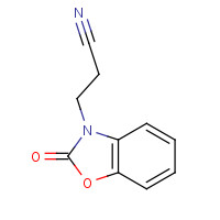 13610-55-4 3-(2-OXO-2,3-DIHYDRO-1,3-BENZOXAZOL-3-YL)PROPANENITRILE chemical structure