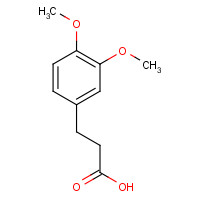 2107-70-2 3,4-Dimethoxyhydrocinnamic acid chemical structure