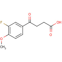 347-63-7 3-(3-FLUORO-4-METHOXYBENZOYL)PROPIONIC ACID chemical structure