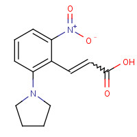 175278-41-8 3-(3-NITRO-4-TETRAHYDRO-1H-PYRROL-1-YLPHENYL)ACRYLIC ACID chemical structure