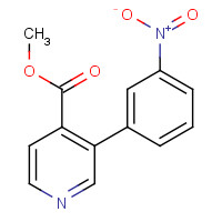 344450-39-1 3-(3-Nitrophenyl)-4-pyridinecarboxylicacidmethylester chemical structure