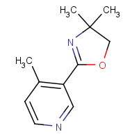 68981-84-0 3-(4,4-DIMETHYL-4,5-DIHYDRO-1,3-OXAZOL-2-YL)-4-METHYLPYRIDINE chemical structure