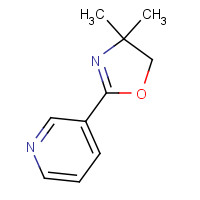 68981-86-2 4,5-DIHYDRO-4,4-DIMETHYL-2-(3-PYRIDYL)OXAZOLE chemical structure