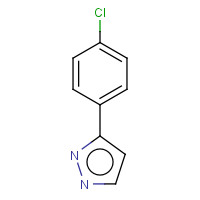 59843-58-2 3-(4-CHLOROPHENYL)PYRAZOLE chemical structure