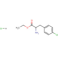 52031-05-7 DL-4-CHLOROPHENYLALANINE ETHYL ESTER HYDROCHLORIDE chemical structure