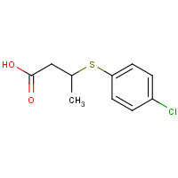 90919-34-9 3-(4-CHLOROPHENYLTHIO)BUTYRIC ACID chemical structure