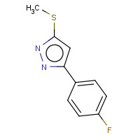 175137-20-9 3-(4-FLUOROPHENYL)-5-(METHYLTHIO)PYRAZOLE chemical structure