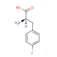 18125-46-7 4-Fluoro-D-phenylalanine chemical structure