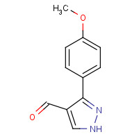 199682-73-0 3-(4-METHOXYPHENYL)-1H-PYRAZOLE-4-CARBALDEHYDE chemical structure