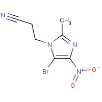 139975-78-3 3-(5-BROMO-2-METHYL-4-NITRO-1H-IMIDAZOL-1-YL)PROPANENITRILE chemical structure