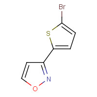 175205-66-0 3-(5-BROMO-2-THIENYL)ISOXAZOLE chemical structure