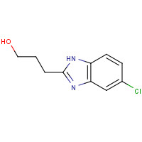 10252-89-8 3-(5-CHLORO-1H-BENZO[D]IMIDAZOL-2-YL)PROPAN-1-OL chemical structure