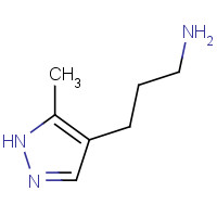 28739-42-6 3-(5-METHYL-1H-PYRAZOL-4-YL)PROPYLAMINE chemical structure