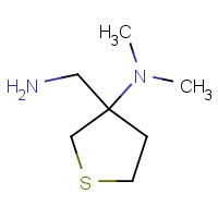 176445-79-7 3-(AMINOMETHYL)-N,N-DIMETHYLTETRAHYDRO-3-THIOPHENAMINE chemical structure