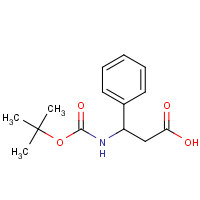 14676-01-8 3-(Boc-amino)-3-phenylpropionic acid chemical structure
