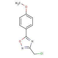 73217-31-9 3-(CHLOROMETHYL)-5-(4-METHOXYPHENYL)-1,2,4-OXADIAZOLE chemical structure