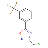 175205-63-7 3-Chloromethyl-5-[3-(trifluoromethyl)phenyl]-1,2,4-oxadiazole chemical structure