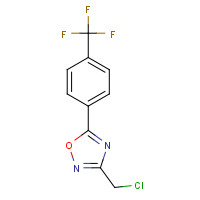 175205-84-2 3-(CHLOROMETHYL)-5-[4-(TRIFLUOROMETHYL)PHENYL]-1,2,4-OXADIAZOLE chemical structure