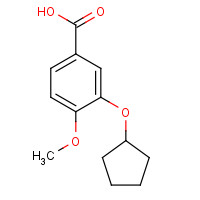 144036-17-9 3-(CYCLOPENTYLOXY)-4-METHOXYBENZOIC ACID chemical structure