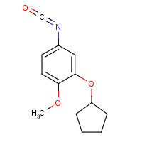 185300-51-0 3-(CYCLOPENTYLOXY)-4-METHOXYPHENYL ISOCYANATE chemical structure
