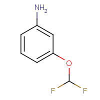 22236-08-4 3-(Difluoromethoxy)aniline chemical structure