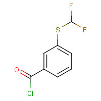261944-16-5 3-(DIFLUOROMETHYLTHIO)BENZOYL CHLORIDE chemical structure