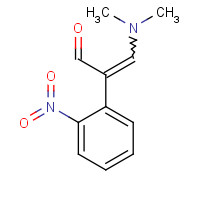 53868-36-3 3-(DIMETHYLAMINO)-2-(2-NITROPHENYL)ACRYLALDEHYDE chemical structure