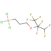 15538-93-9 3-(HEPTAFLUOROISOPROPOXY)PROPYLTRICHLOROSILANE chemical structure